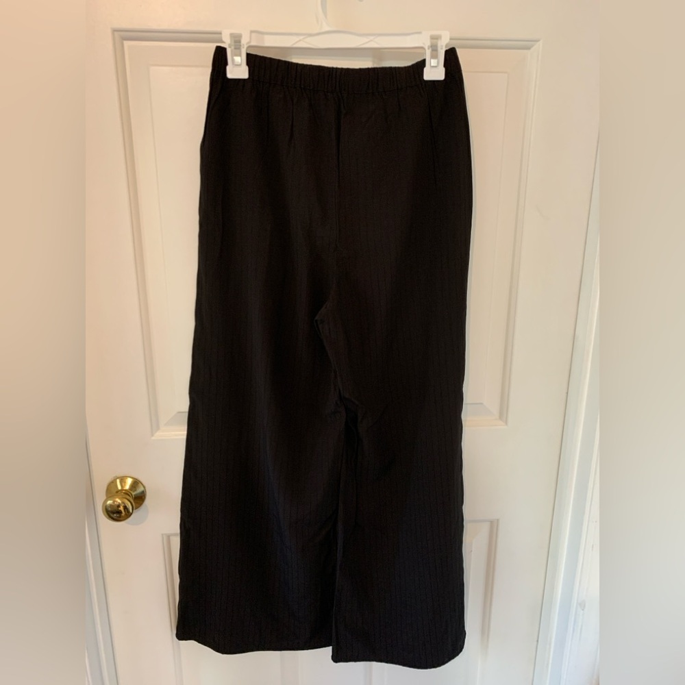 Carly Jean Los Angeles Black Wide Leg Pants - Picture 2 of 6